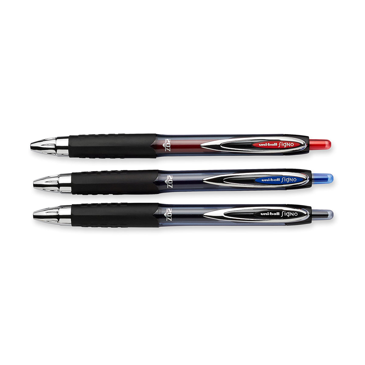 Uniball Signo 207 Gel Pen 6 Pack, 0.7mm Medium Assorted Pens, Gel Ink Pens | Office Supplies Sold
