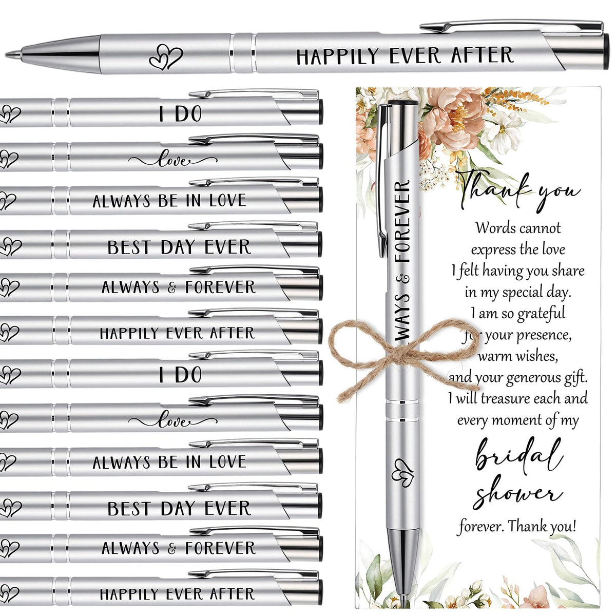 Chiisong 30 Sets Bridal Shower Favors for Guests, Boho Flower