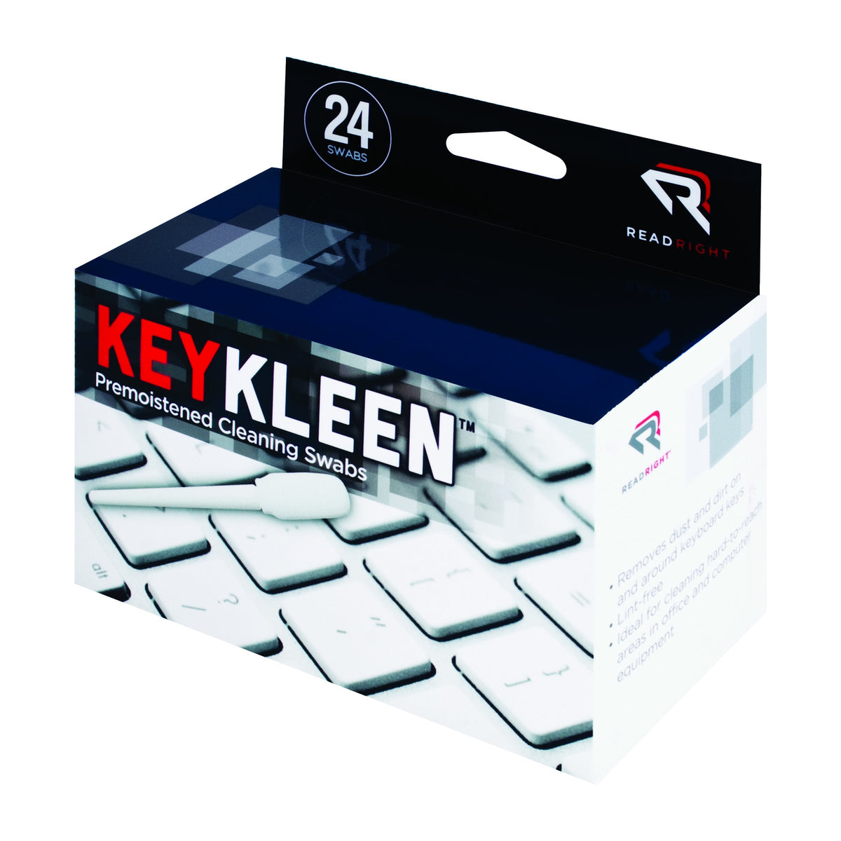 Read Right KeyKleen Keyboard Cleaner Swabs (RR1243)