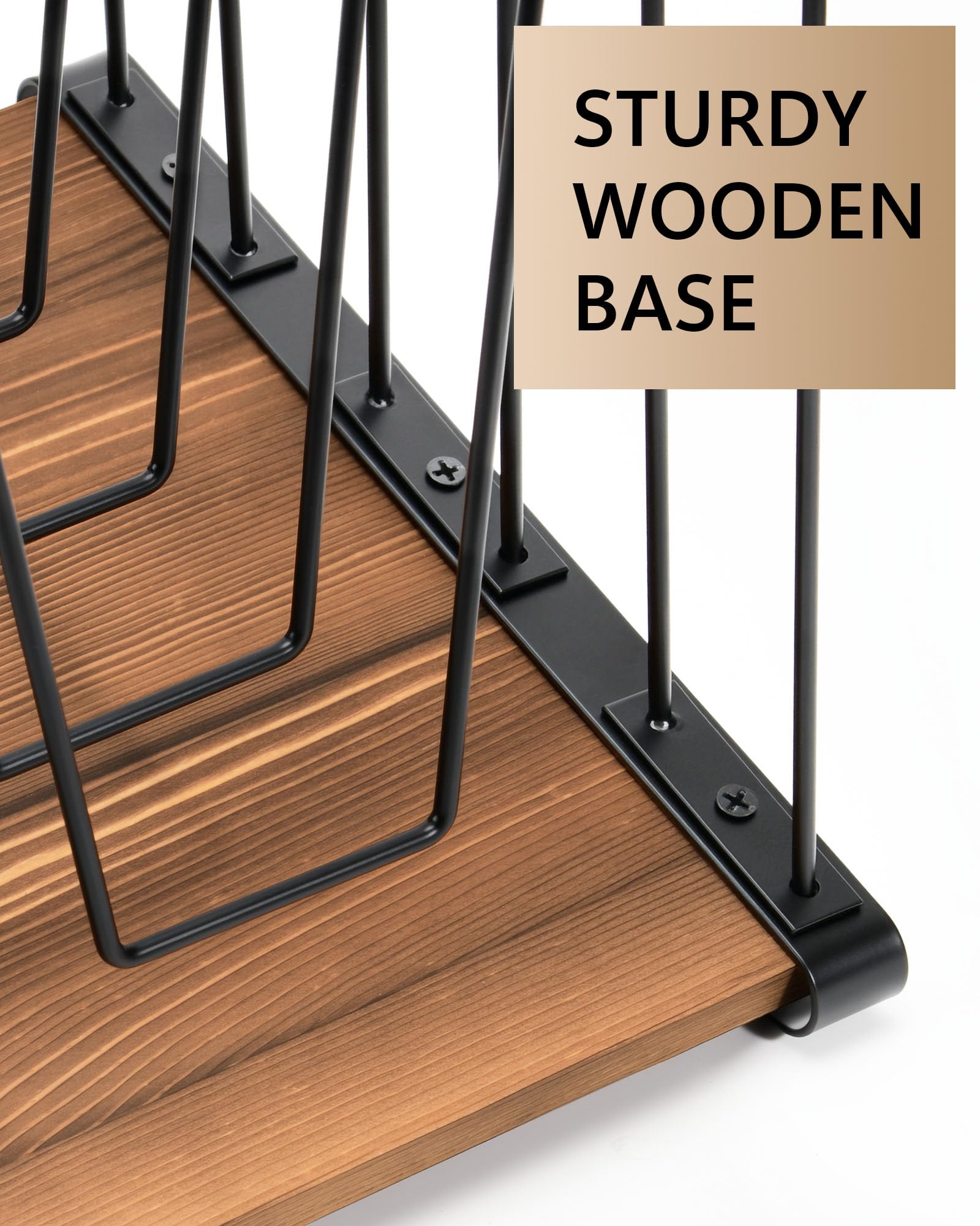 HULISEN 2 Pack Desk File Organizer, 5-Section Desktop File Folder Holder