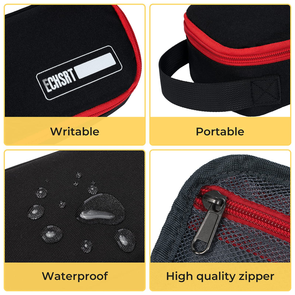 ECHSRT Large Pencil Case, Aesthetic Pen Pouch with Big Capacity, Minimalist Portable Stationery Bag
