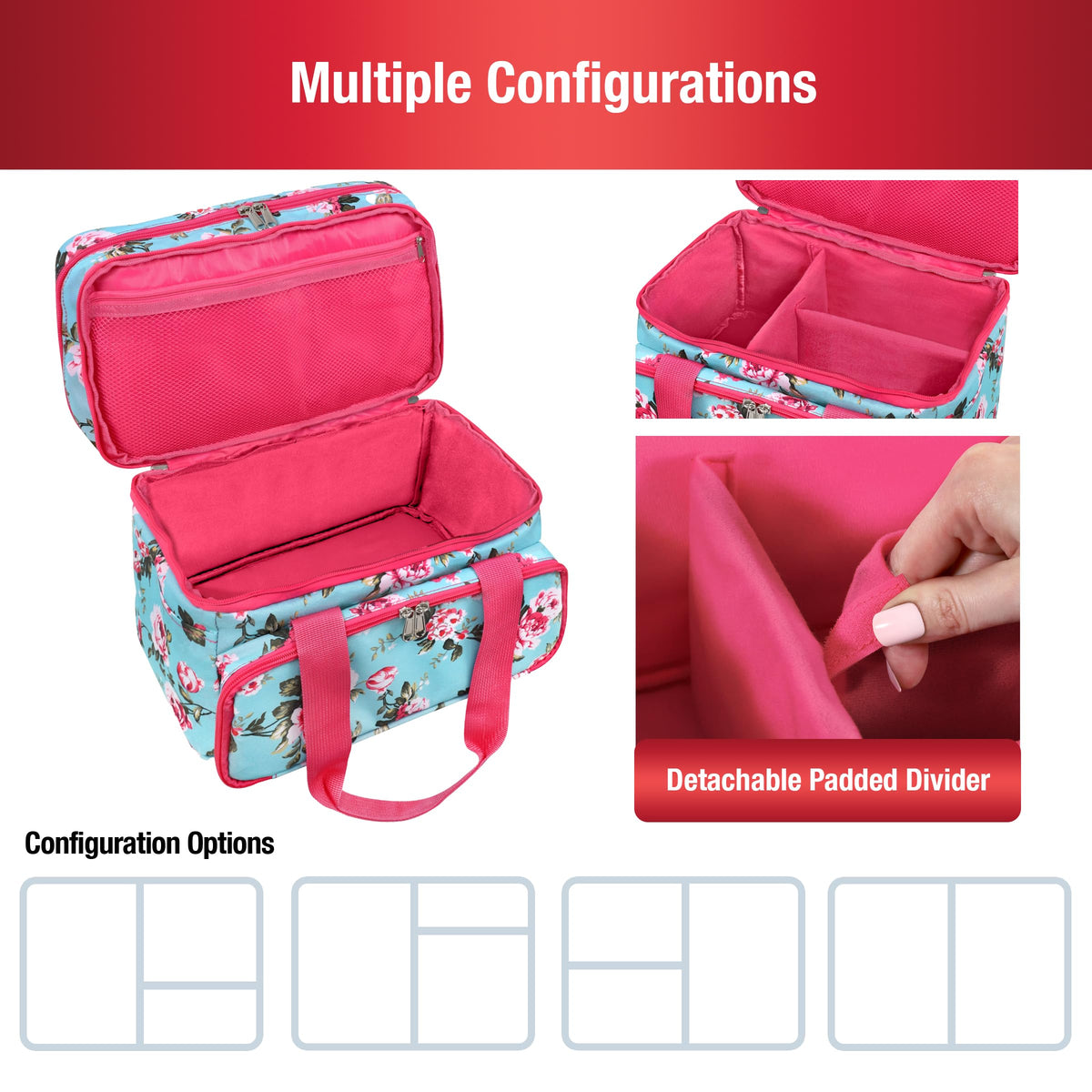 SINGER Sewing Accessories Organizer (Bag Only) – Double Layer Portable Sewing Storage Bag | 2