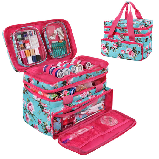 SINGER Sewing Accessories Organizer (Bag Only) – Double Layer Portable Sewing Storage Bag | 2
