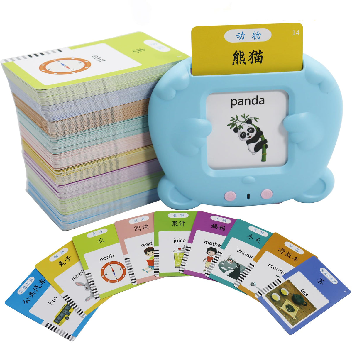 Mayaphilos 510 Sight Words Chinese and English Talking Flash Cards