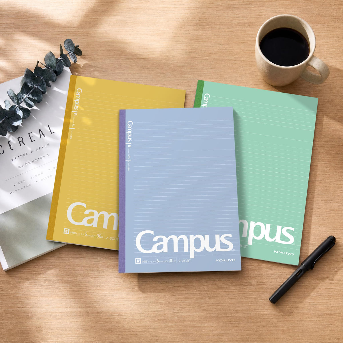 KOKUYO B5 Composition Notebooks, 5 Pack Campus Comp Book with Dot 6mm Ruled
