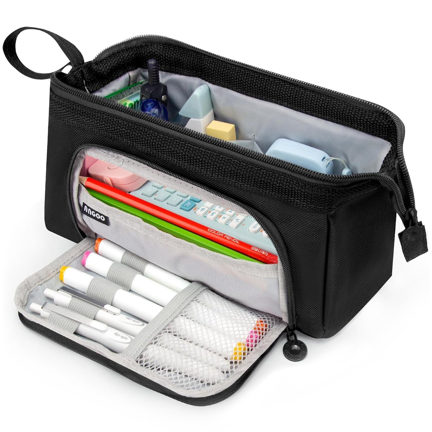 Vocuer Large Capacity Pencil Case Big Pencil Pouch Special Aesthetic School Pen Bag For Girls Teen