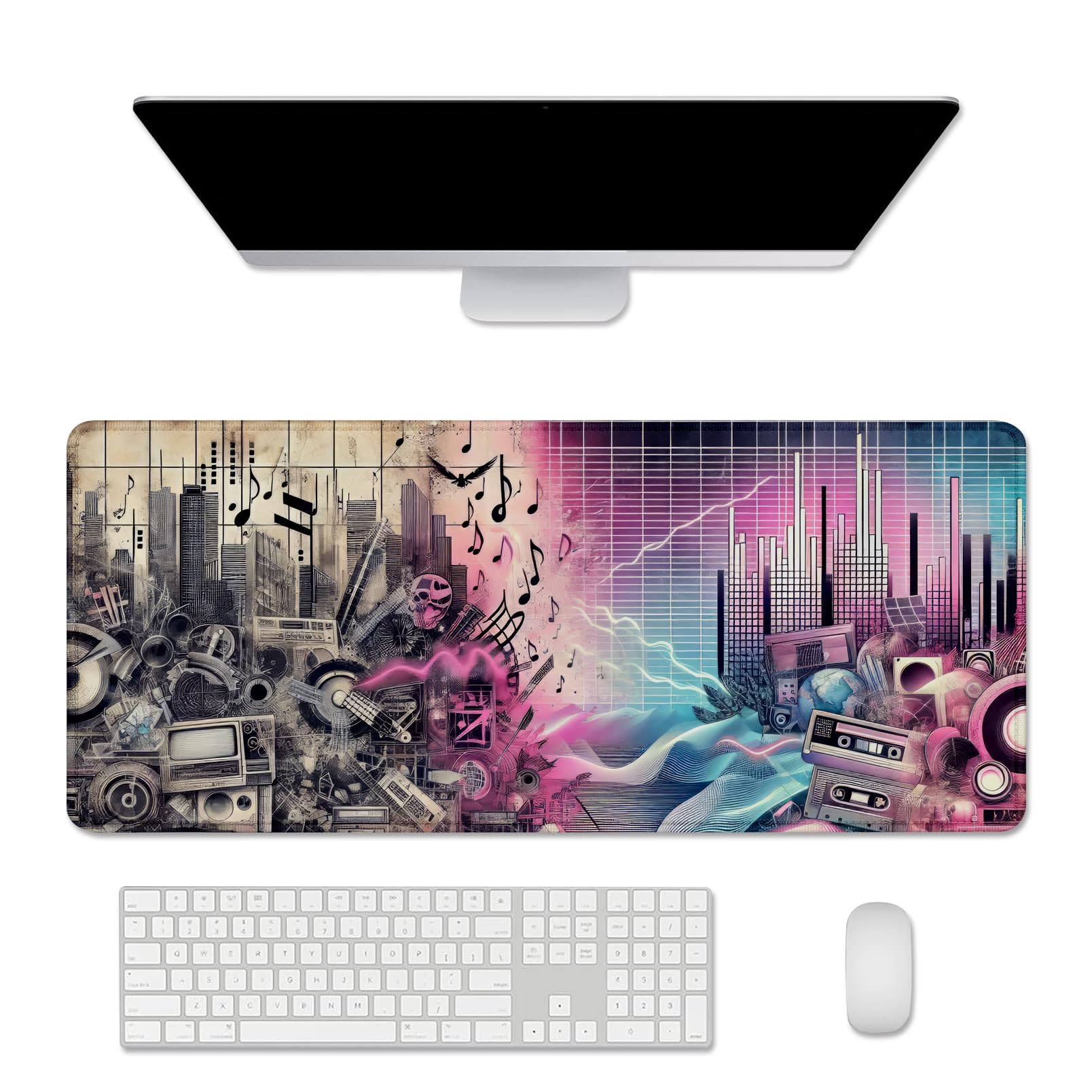 Big Mouse Pad Desk Mats,Large Gaming Mouse Pad Desk Mat