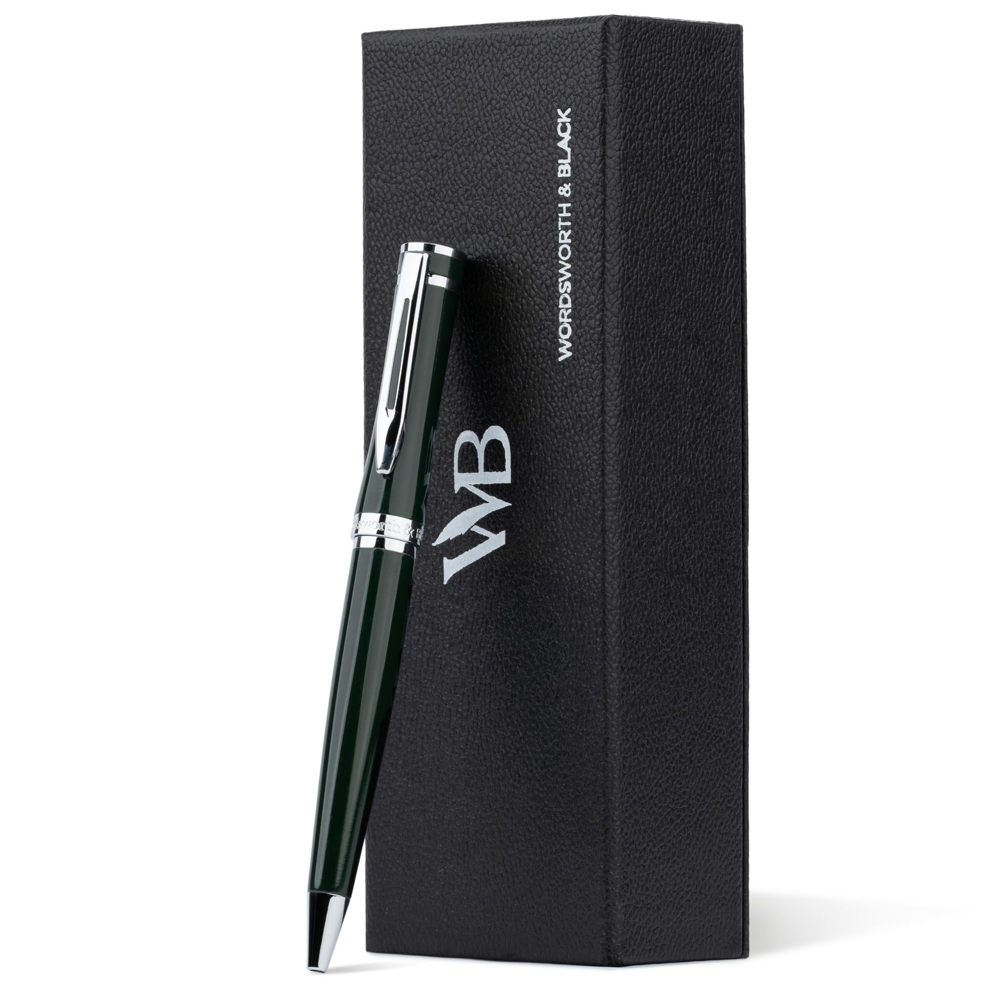 Wordsworth & Black Set Bolígrafo Recargable de Lujo para Escritura, Verde