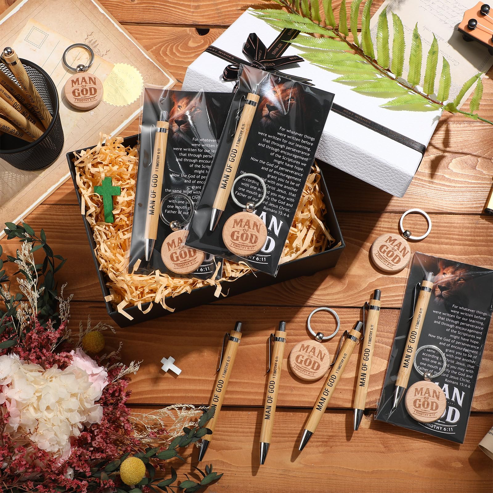 Landical 50 Sets Pastor Appreciation Gifts for Men Christian Pastor Gifts