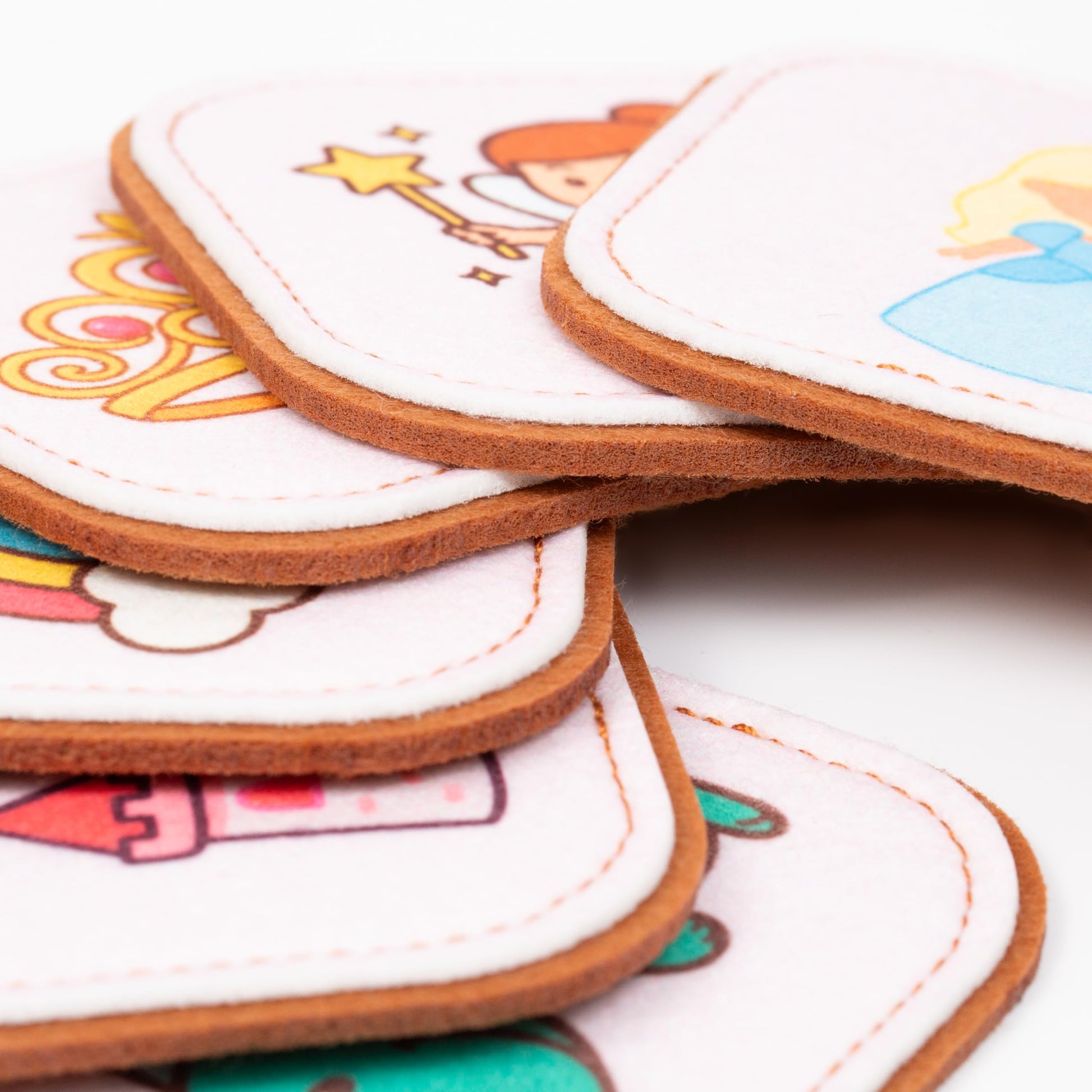 Felt Princess Matching Game for Toddlers – Fairy Tale Memory Game & Flash Cards – Soft and Safe for
