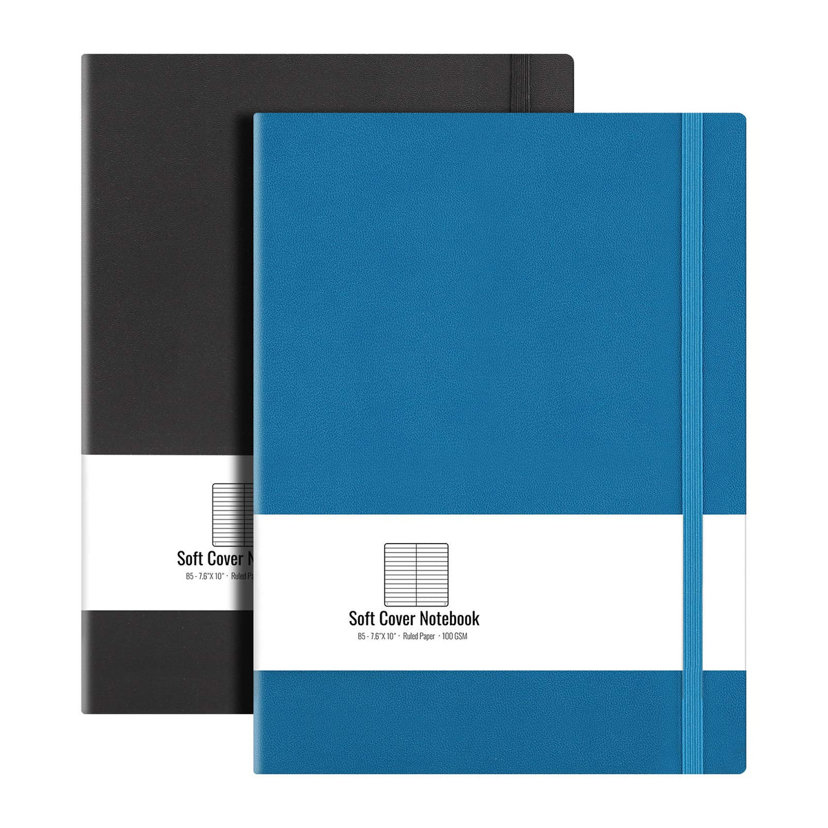 AHGXG Lined Journal Notebook, 408 Numbered Pages, A5 Size (5.7'' x 8.3'')