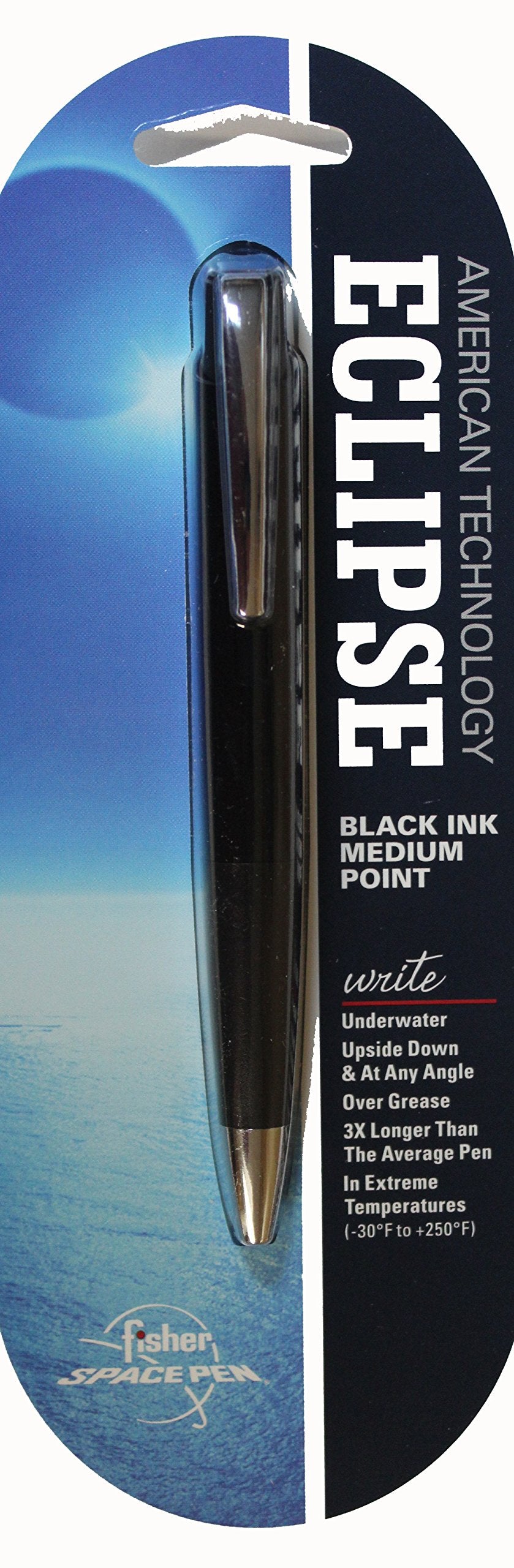 Fisher Space Pen Eclipse Space Pen ECL - Black - Compact and Dependable; Ideal EDC Pen