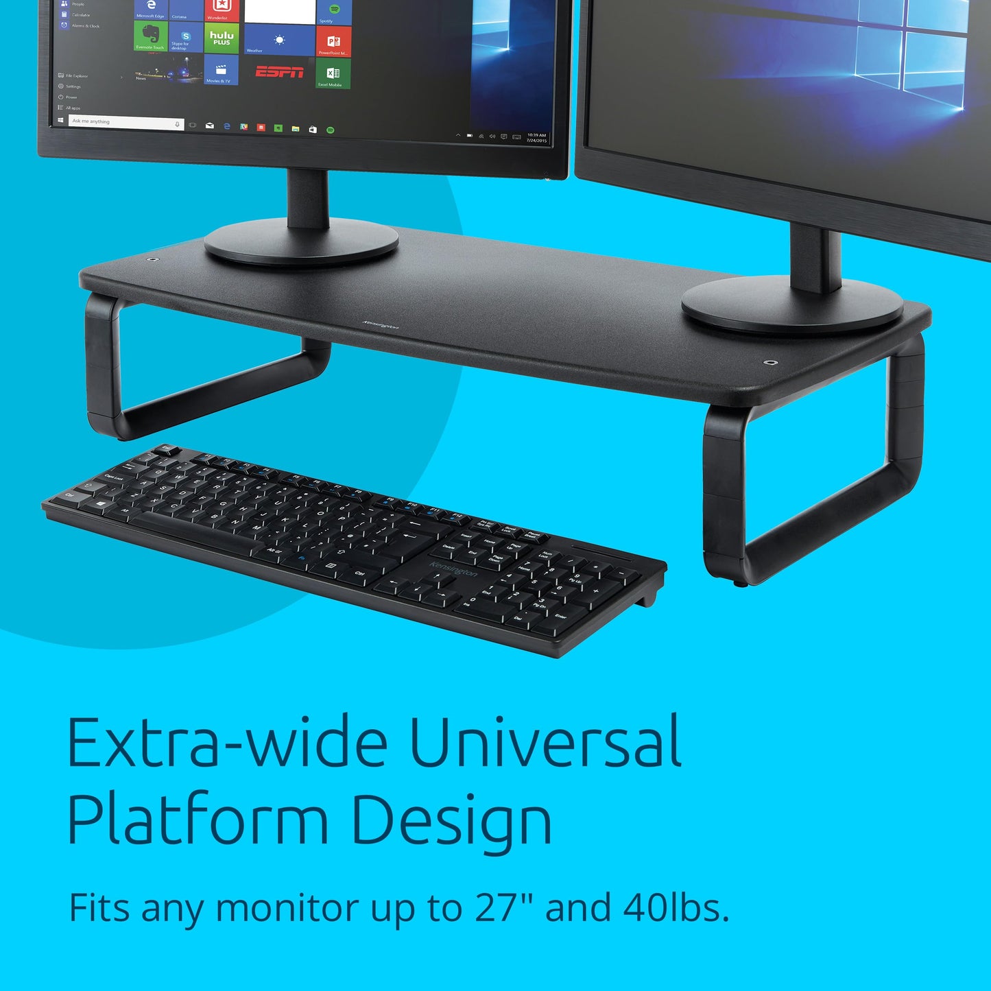 Kensington SmartFit Extra Wide Monitor Stand (K52797WW) Black