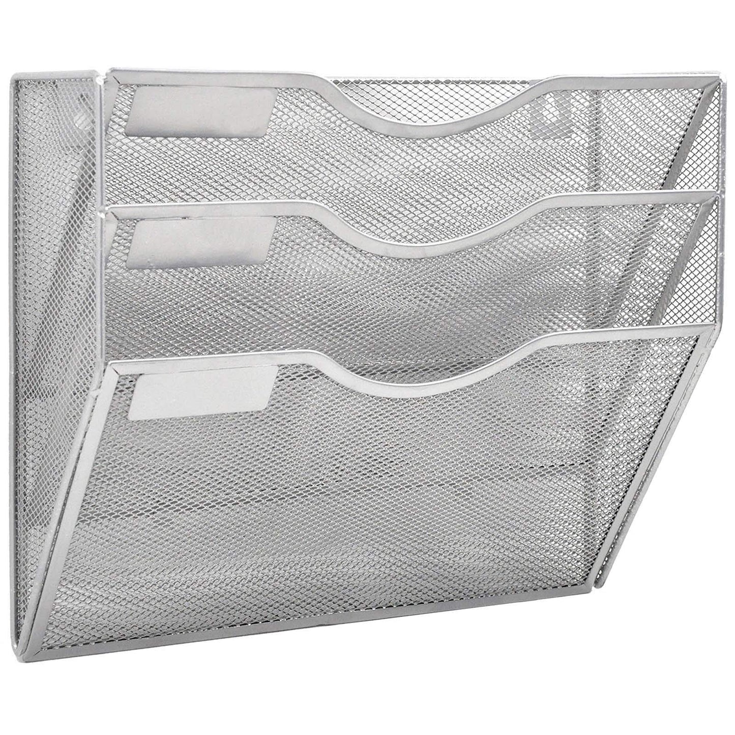 EASEPRES 3 Pocket Mesh Hanging Wall File Organizer, Wall Mounted Mail Paper Document Folder Holder