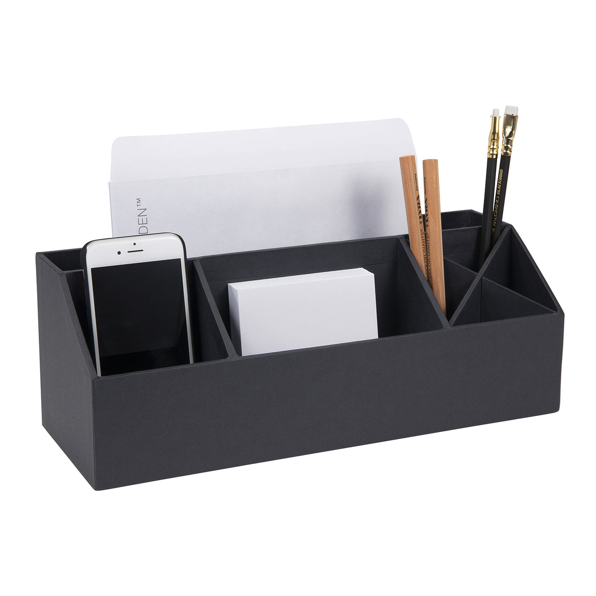 Bigso Elisa Desktop Organizer - Durable Office Desk Organizer with 7 Compartments for Office