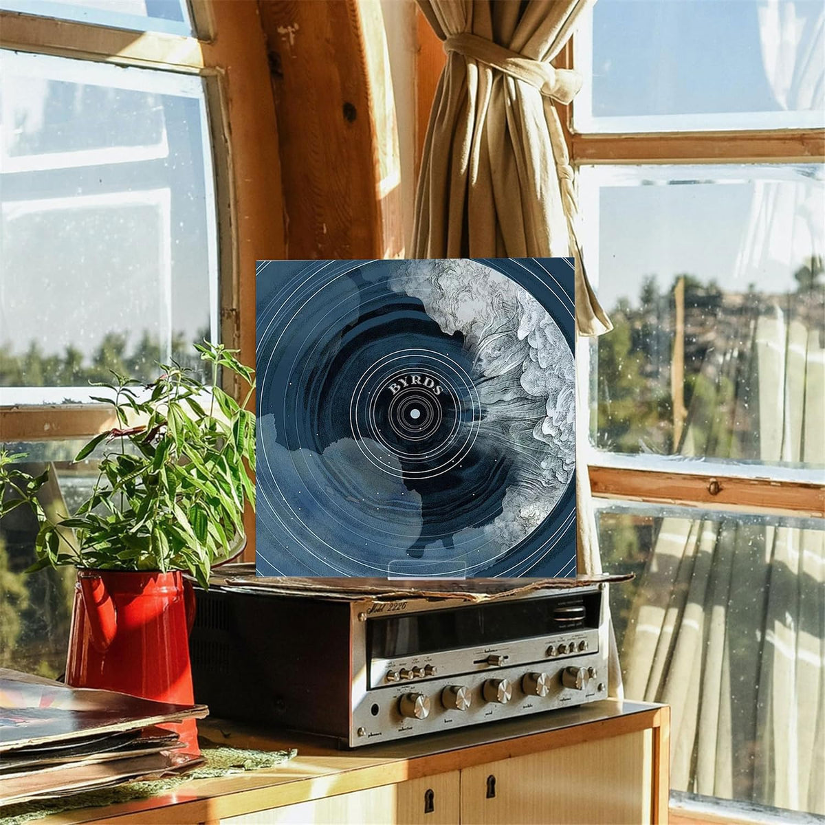 Kalami 3 Pack Vinyl Record Stand Display Album LP Cover