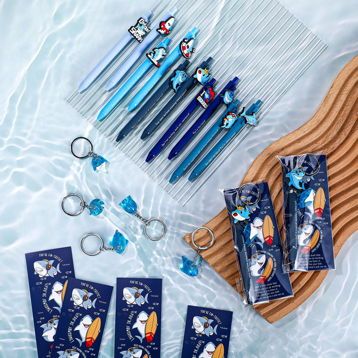 Sayglossy 20 Set Back to School Gifts Bulk Inspirational Shark Gifts Bulk