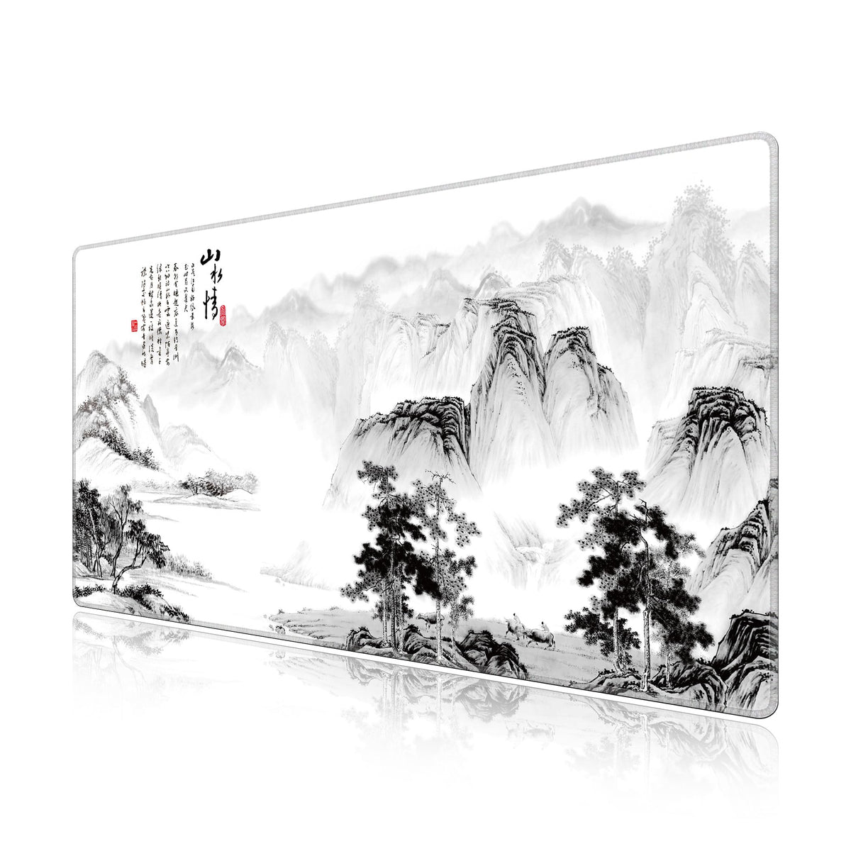 LL-COEUR XXL Landscape Gaming Mouse Pad Computer Keyboard Mat Office Desk Pad (Landscape 2, 27.5" x