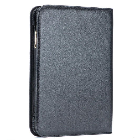 Lanxivi Large Capacity Fountain Pen Case PU Leather Black Color 48 Slots pen pouch bag
