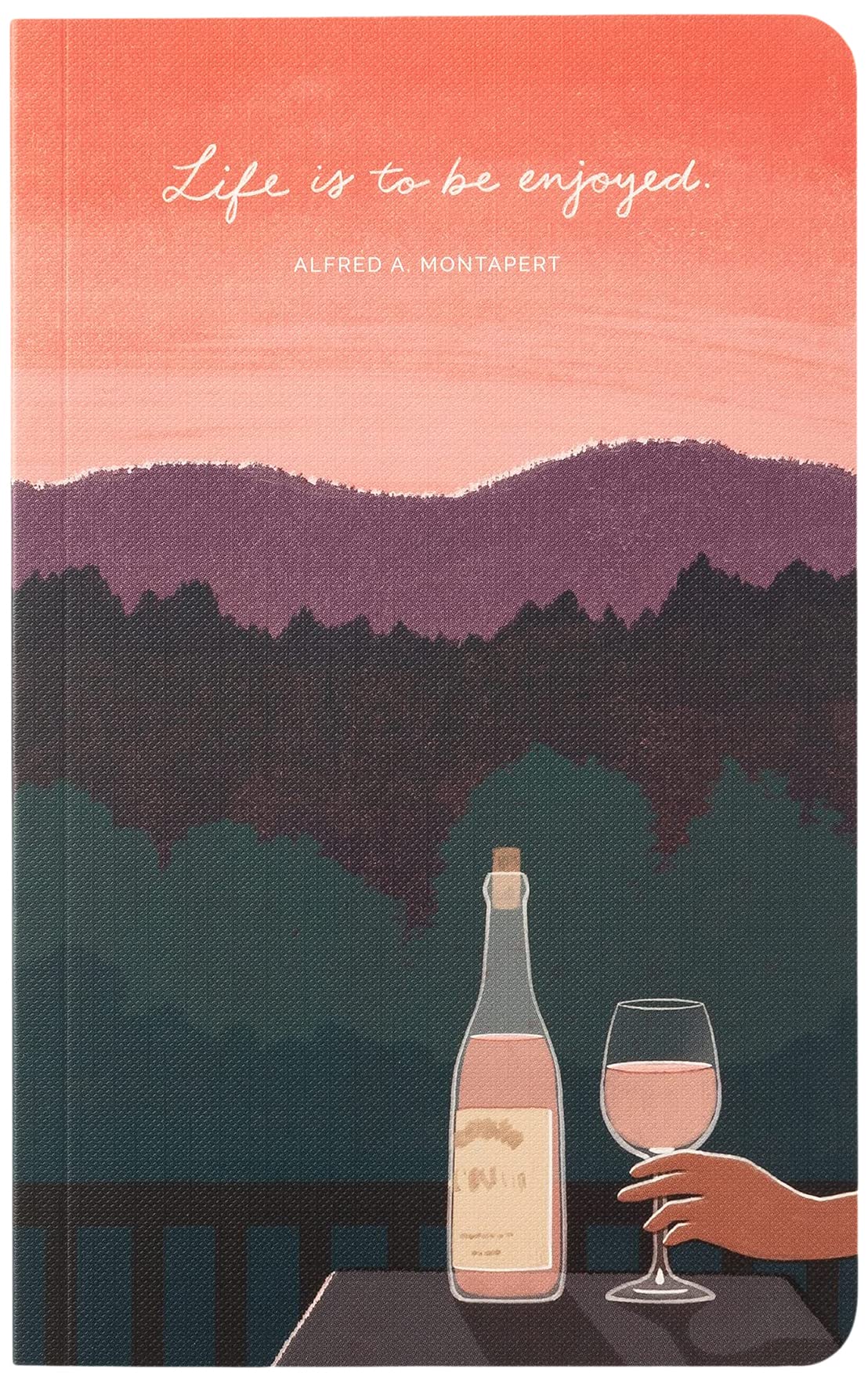 Compendium Softcover Journal - Life is to be enjoyed. – A Write Now Journal with 128 Lined Pages