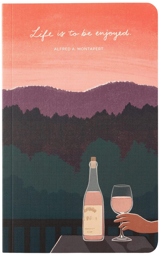 Compendium Softcover Journal - Life is to be enjoyed. – A Write Now Journal with 128 Lined Pages