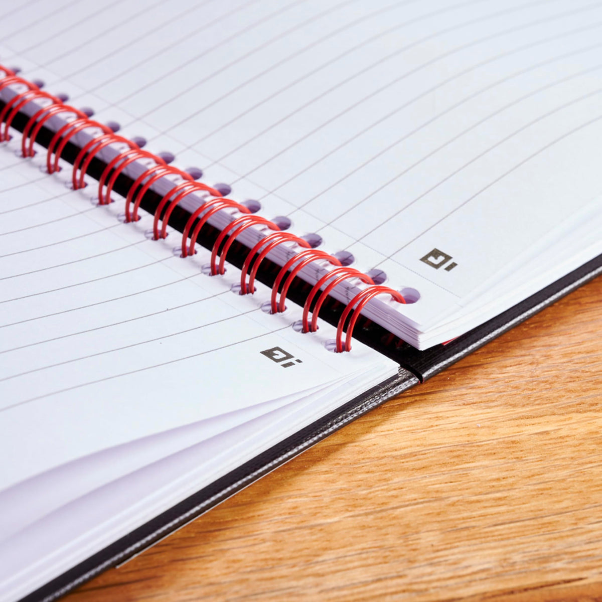 Black n' Red Notebook, Business Journal, 8-1/4" x 5-1/4", 70 Sheets, Ruled, Optik Paper, Scribzee