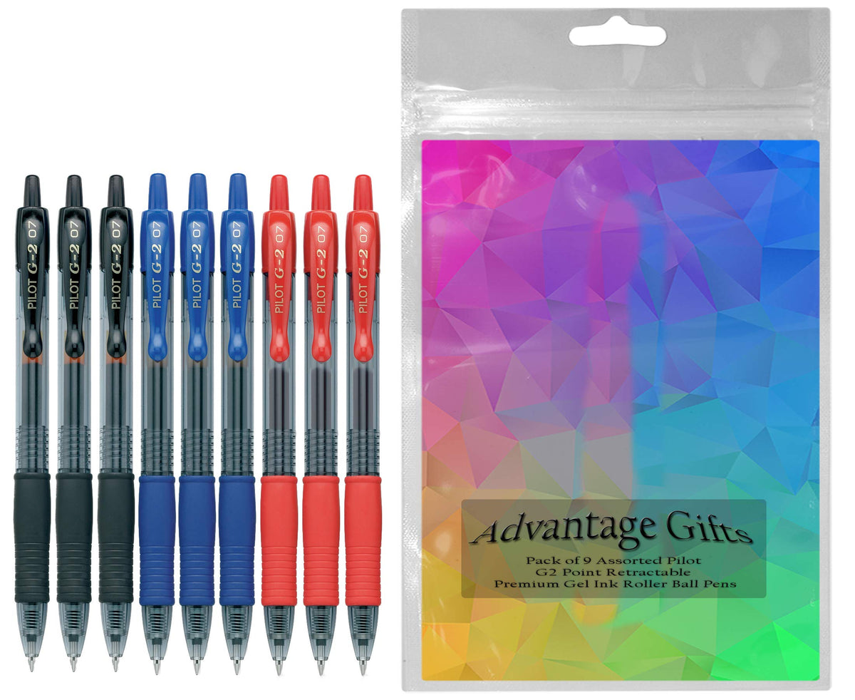 Advantage Gifts G2 Retractable Premium Gel Ink Roller Ball Pens Fine Point Fine Point (.7mm)