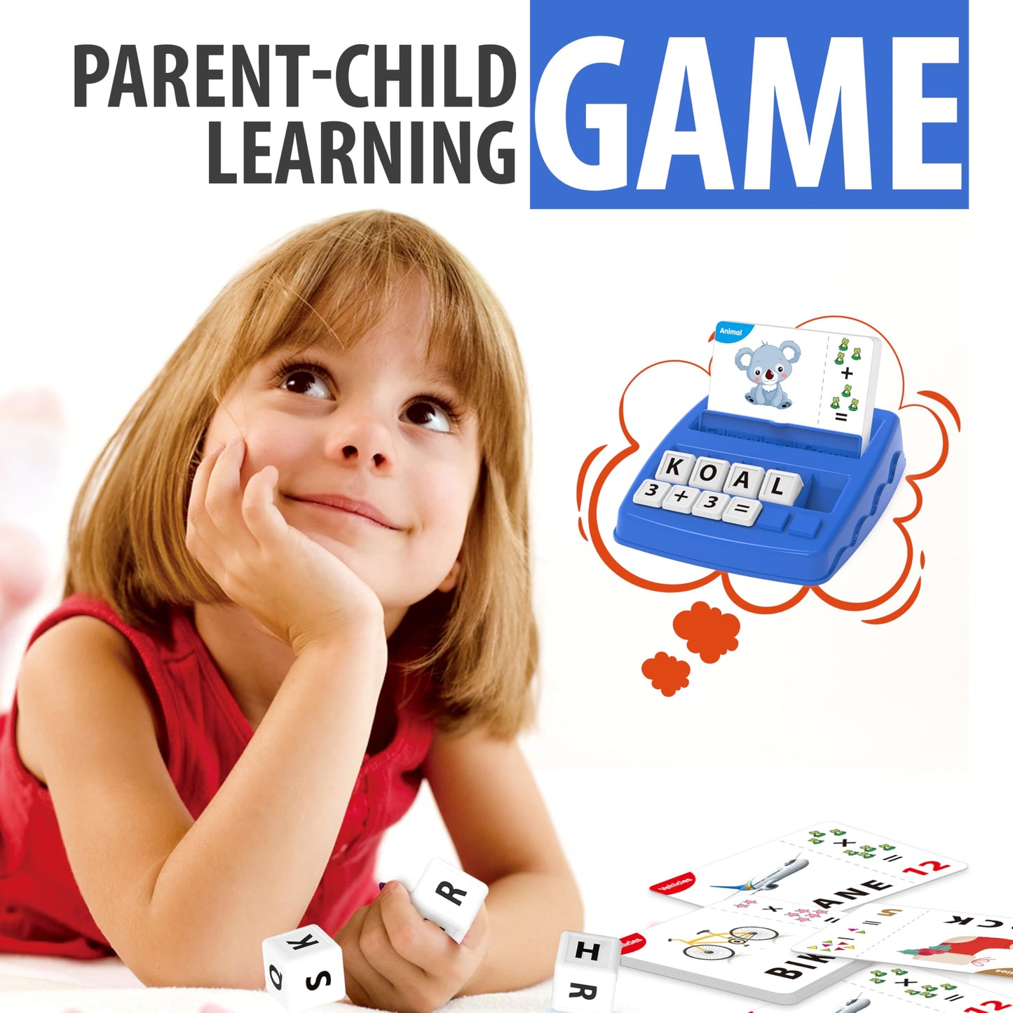 Yolscue Montessori Matching Letter Games,Educational Toys for 3-8 Year Olds Boys Girls,Alphabet