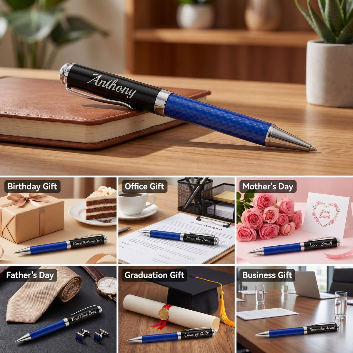 Personalized Pen-Office Gift Pen with Box-for Colleague Friends Business