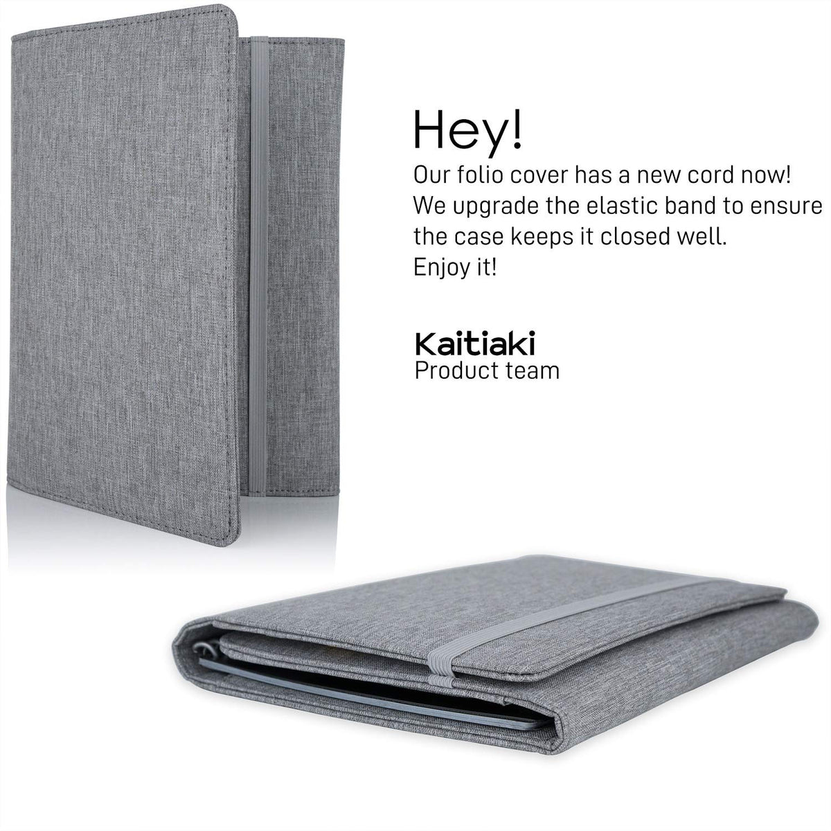 Kaitiaki Folio Cover Compatible with Rocketbook Fusion, Everlast, Wave, Multi Organizer with Pen