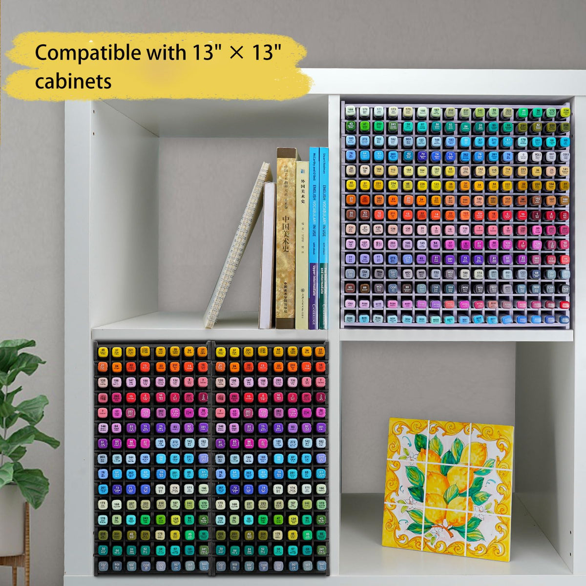 SANFURNEY Marker Pen Organizer Holder for 240 Markers