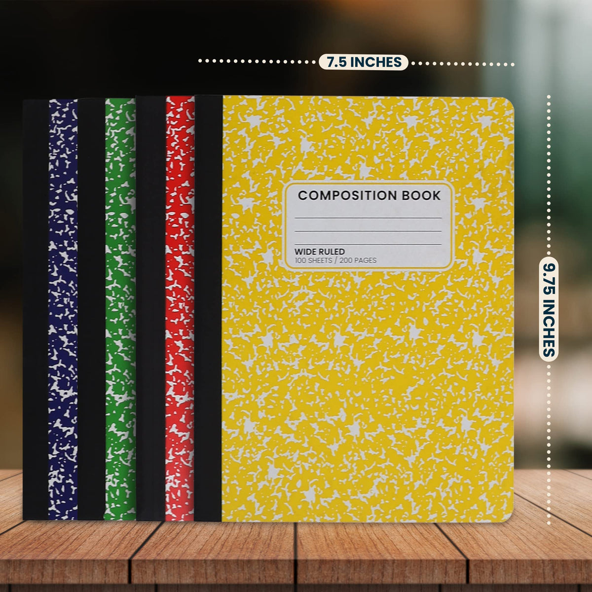 Wide Ruled Notebook, Composition Notebooks Wide Ruled Composition Book, Wide Rule Notebook Paper