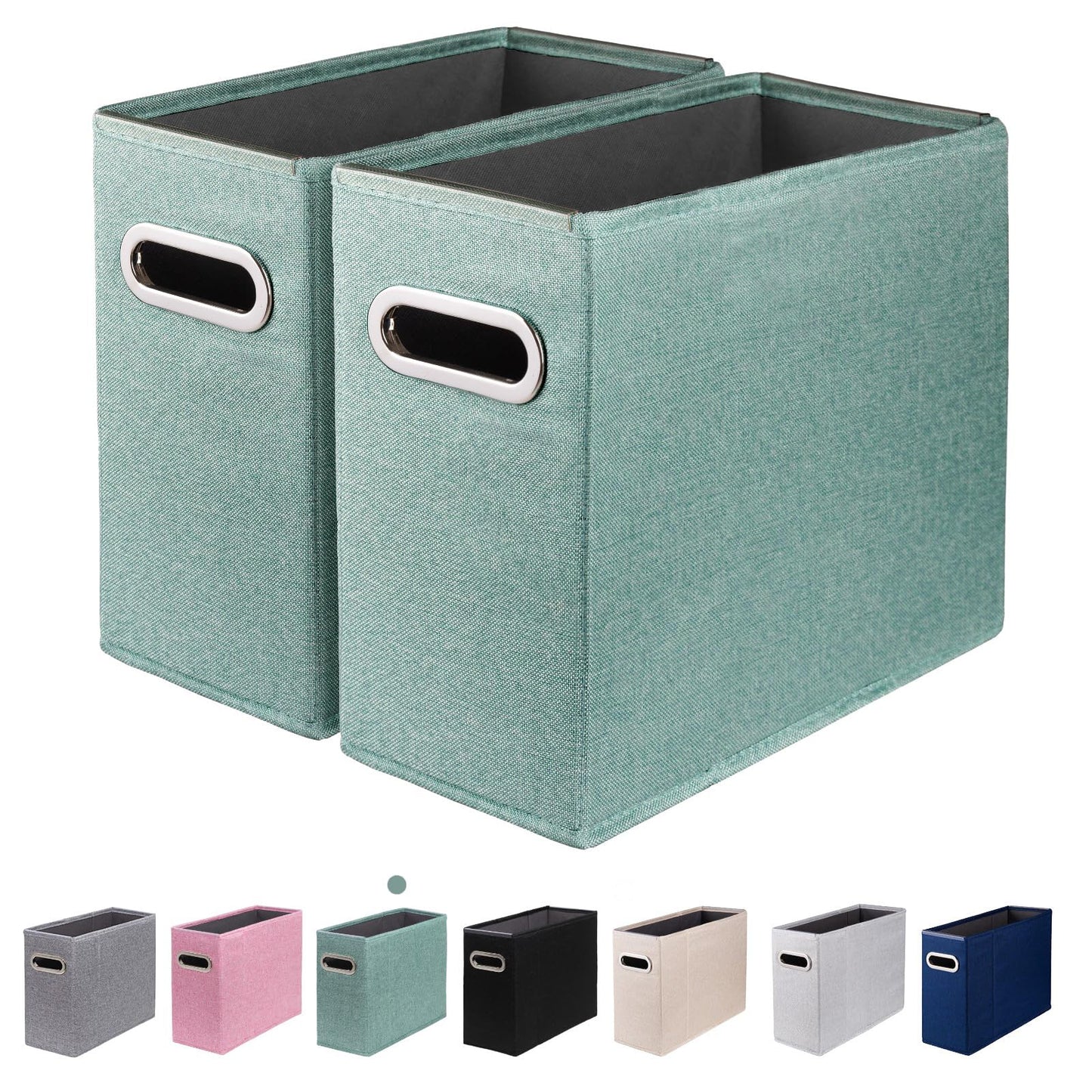 ComfortKeeper 2 Packs Letter Size File Organizer, File Folders Organizer, Fabric Storage Box