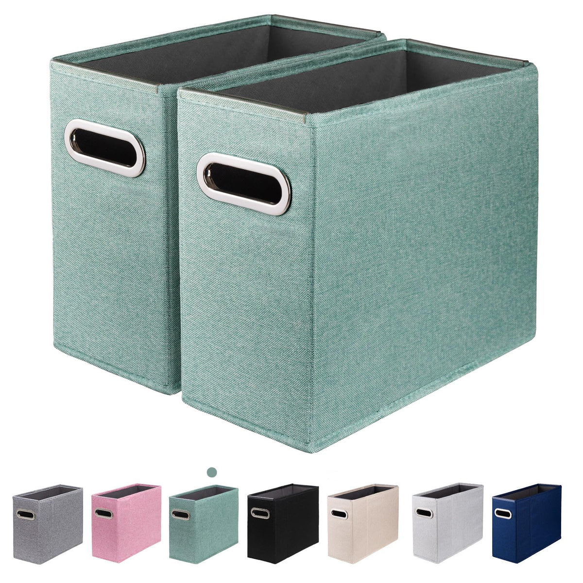 ComfortKeeper 2 Packs Letter Size File Organizer, File Folders Organizer, Fabric Storage Box