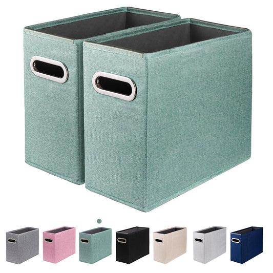 ComfortKeeper 2 Packs Letter Size File Organizer, File Folders Organizer, Fabric Storage Box