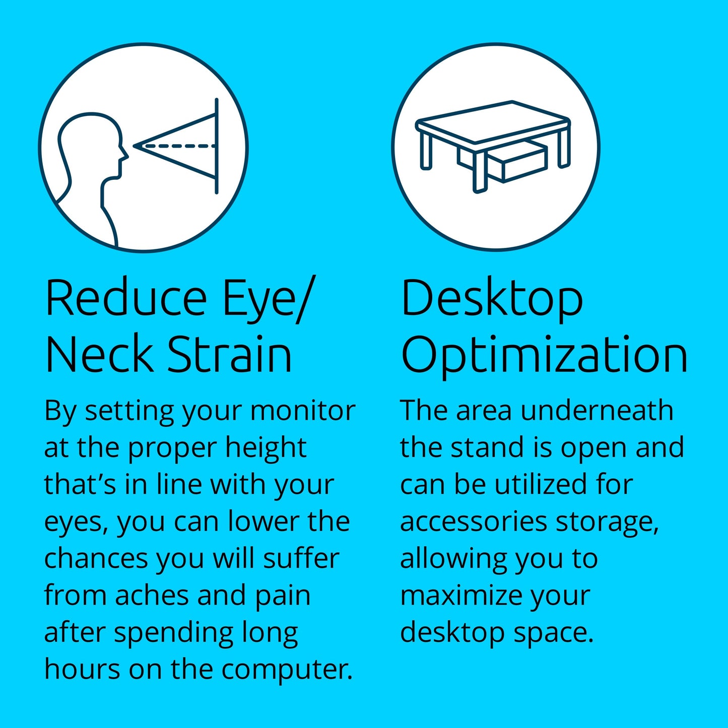 Kensington SmartFit Low Profile Monitor Stand for up to 40lbs screens, Compact Desktop Stand Riser