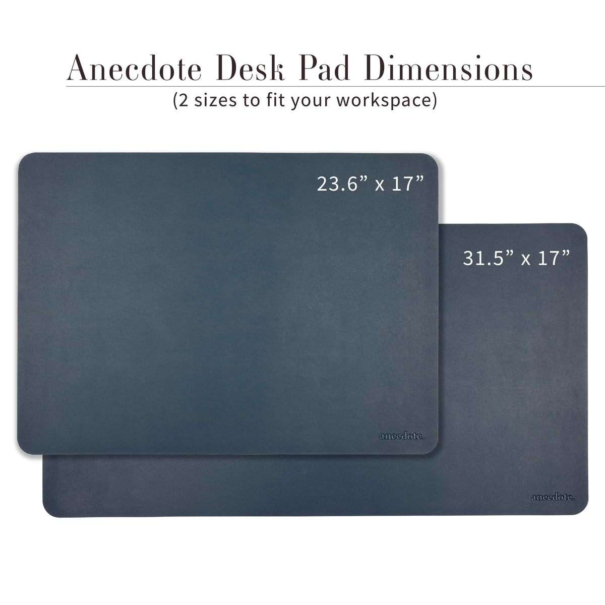 Anecdote Office Desk Pad Mat, Large Keyboard & Mouse Pad, Home Desk Blotter