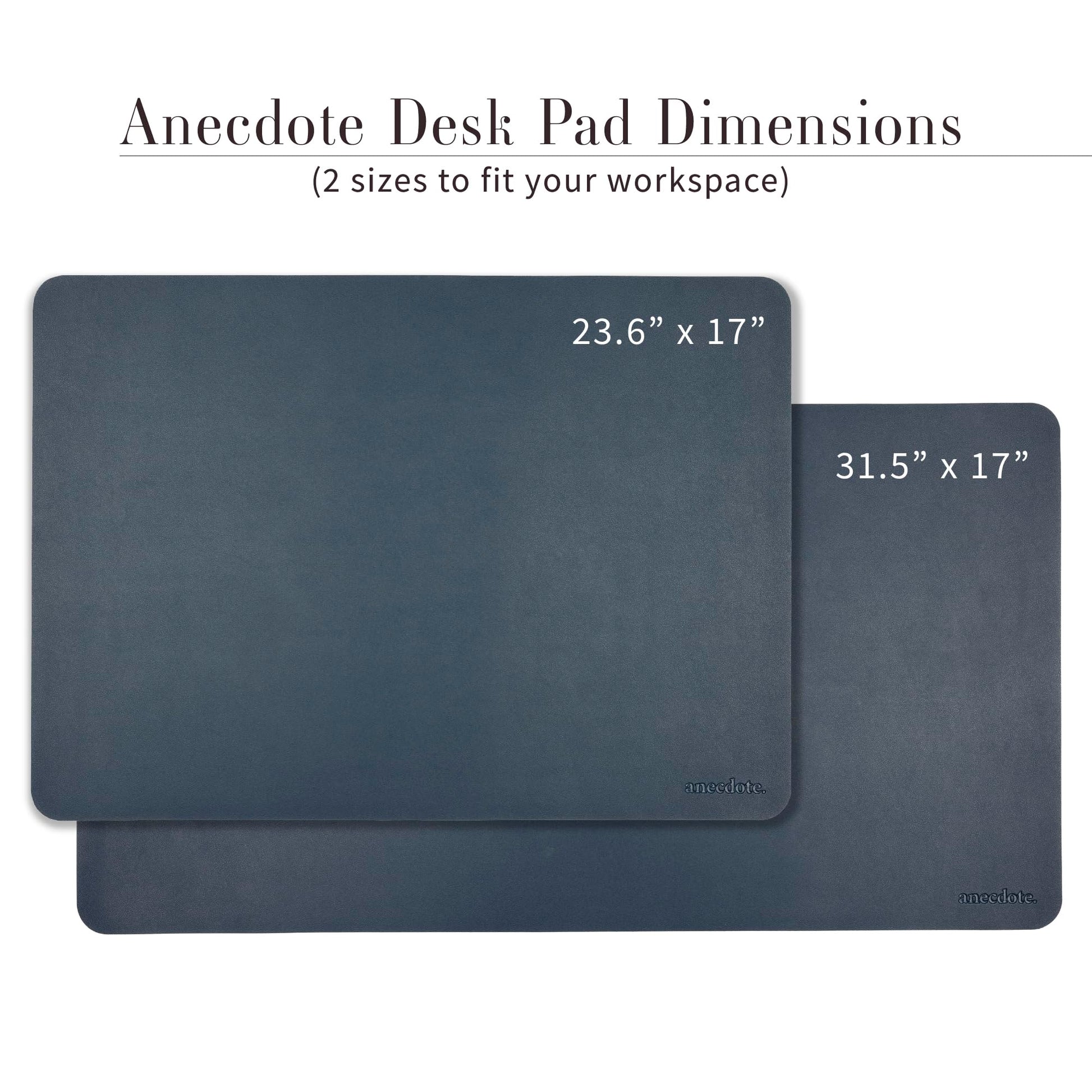 Anecdote Office Desk Pad Mat, Large Keyboard & Mouse Pad, Home Desk Blotter