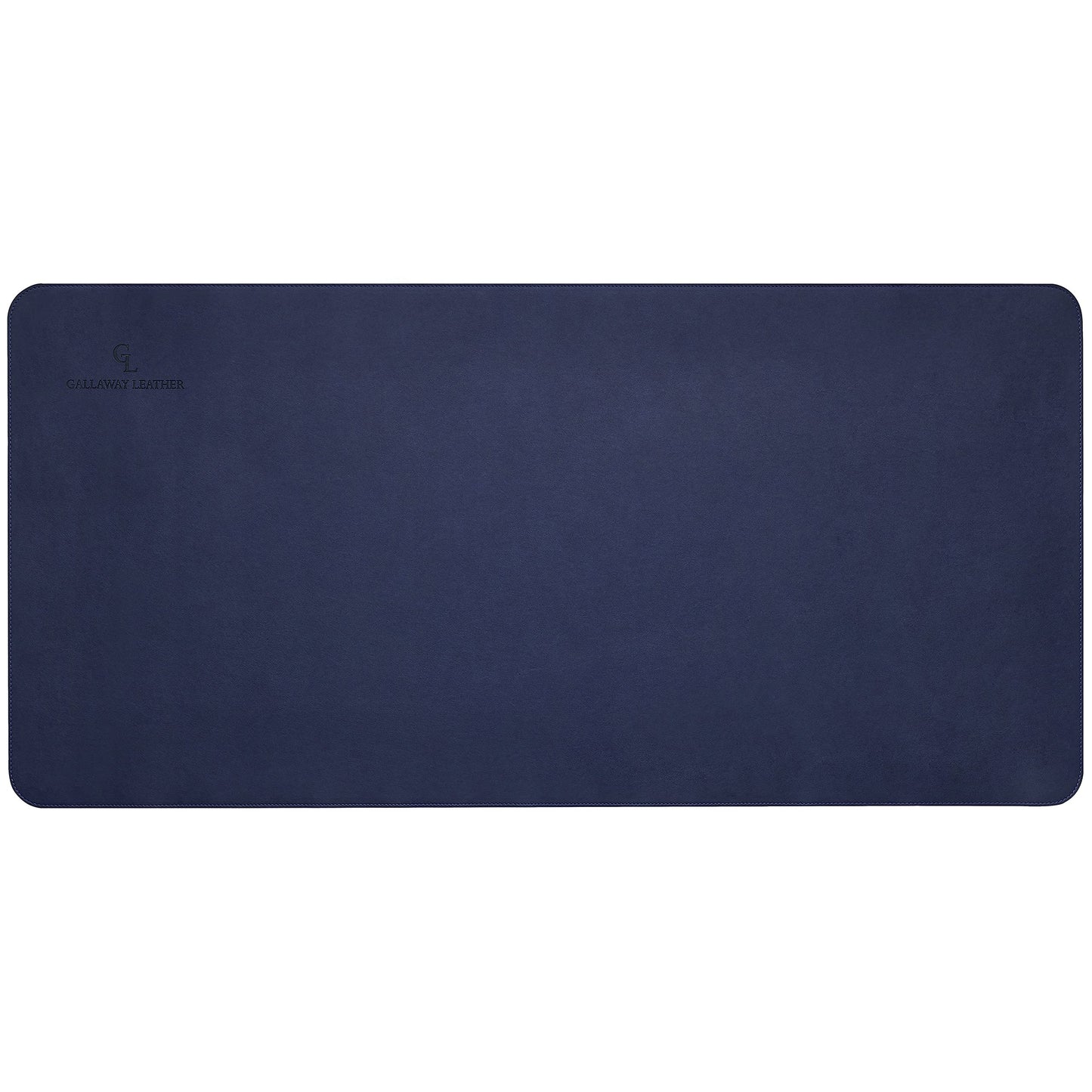 Gallaway Leather Desk Mat,Desk Writing Pad - Office Desk Pad, Large 36" x 17" Navy Blue, Desk Mats