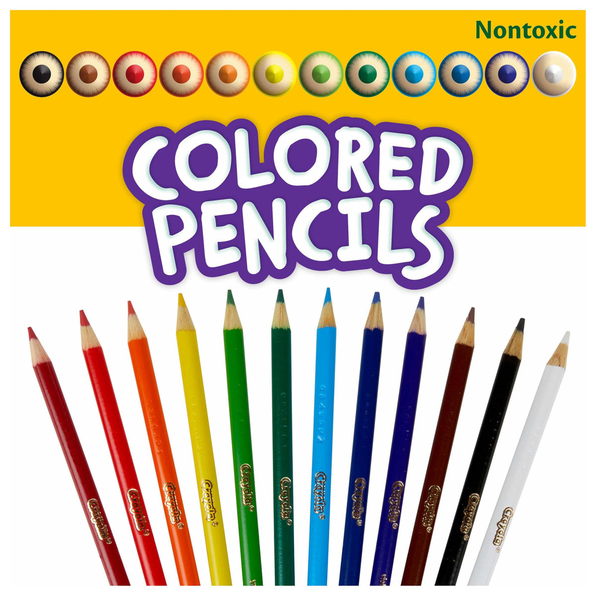Crayola Bulk Colored Pencils for Kids (24pk), Teacher Classroom Must Haves, School Supplies for