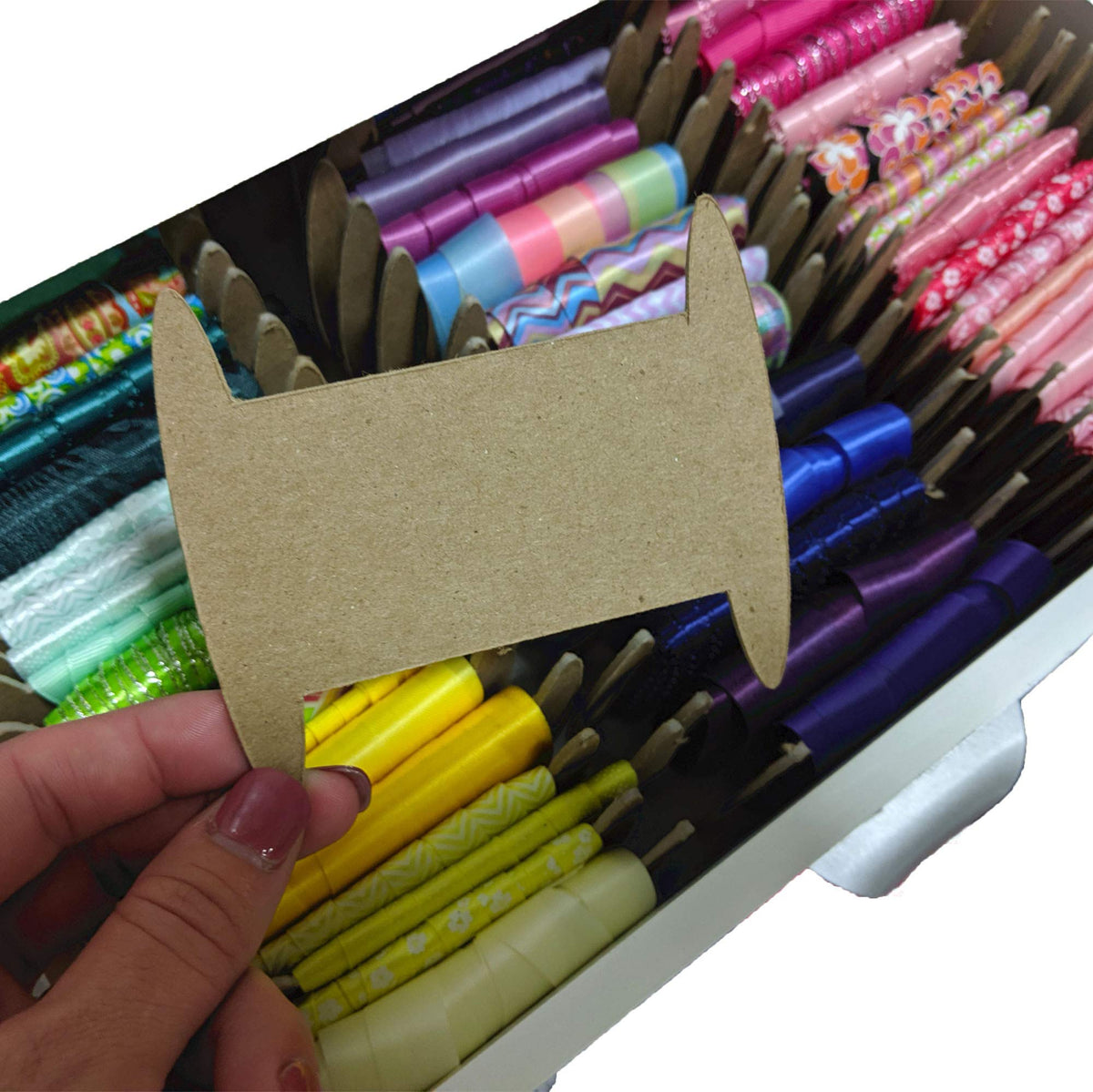 Spoolen Ribbon Organizer Spools, Fits 3-Inch Ribbon, 50 Count (Medium)