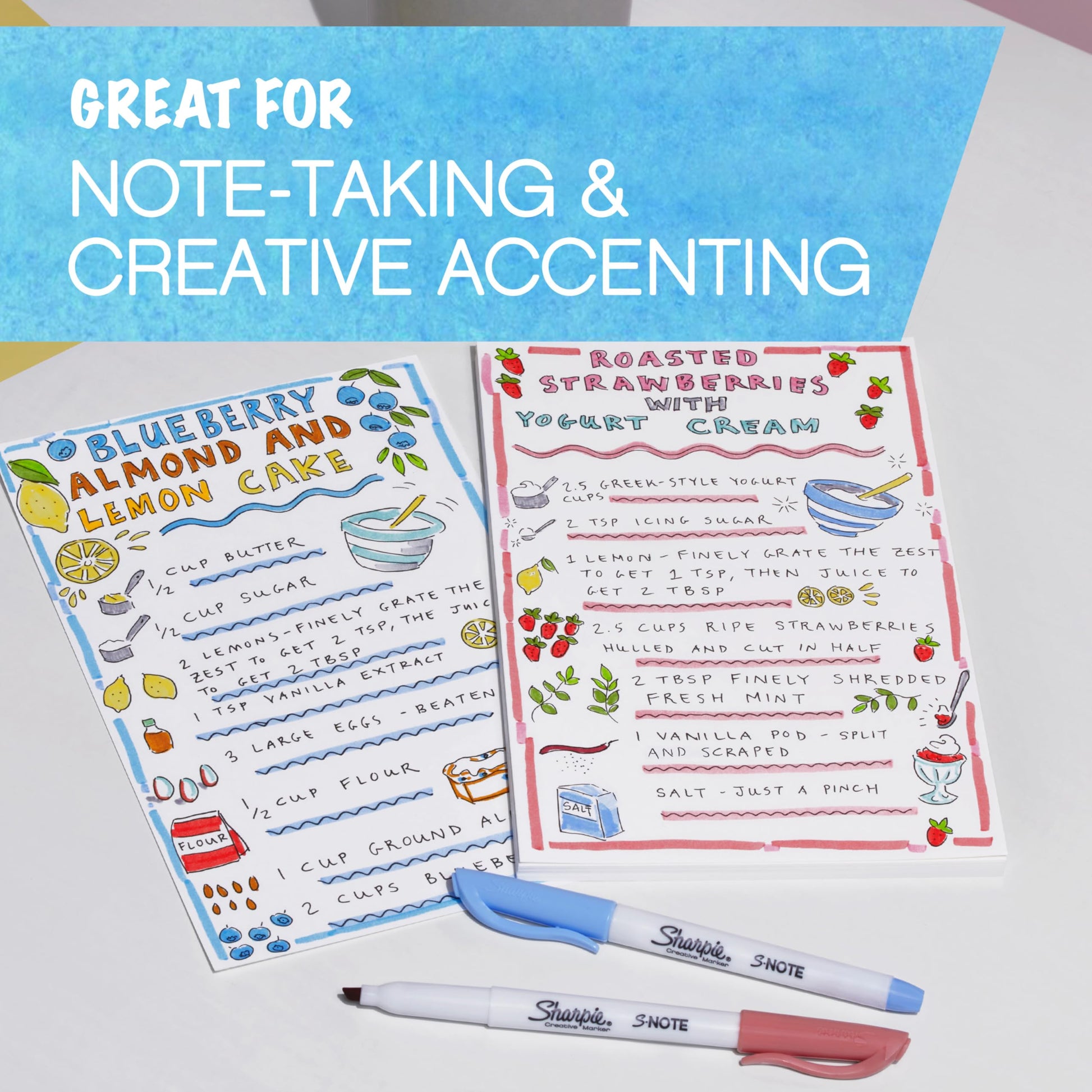 Sharpie S-Note Creative Colouring Highlighter Pens | Marker Pen to Write, Draw & More | Assorted