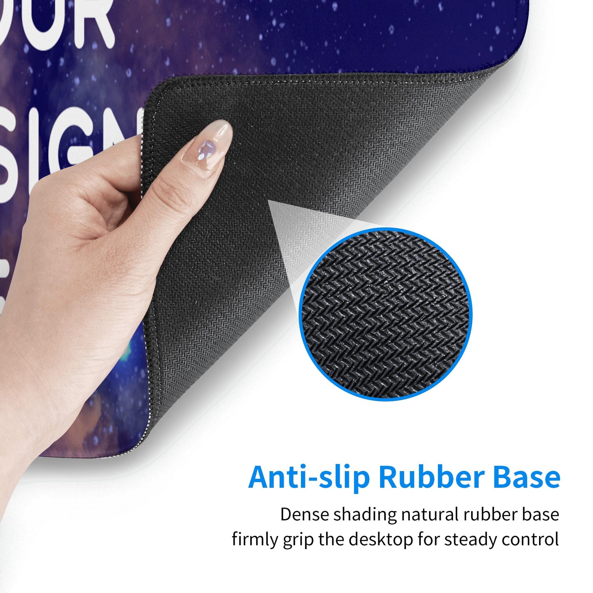 ANSTING Custom Desk Mat Personalized Large Mouse Pad with Photo 12x31.5inch
