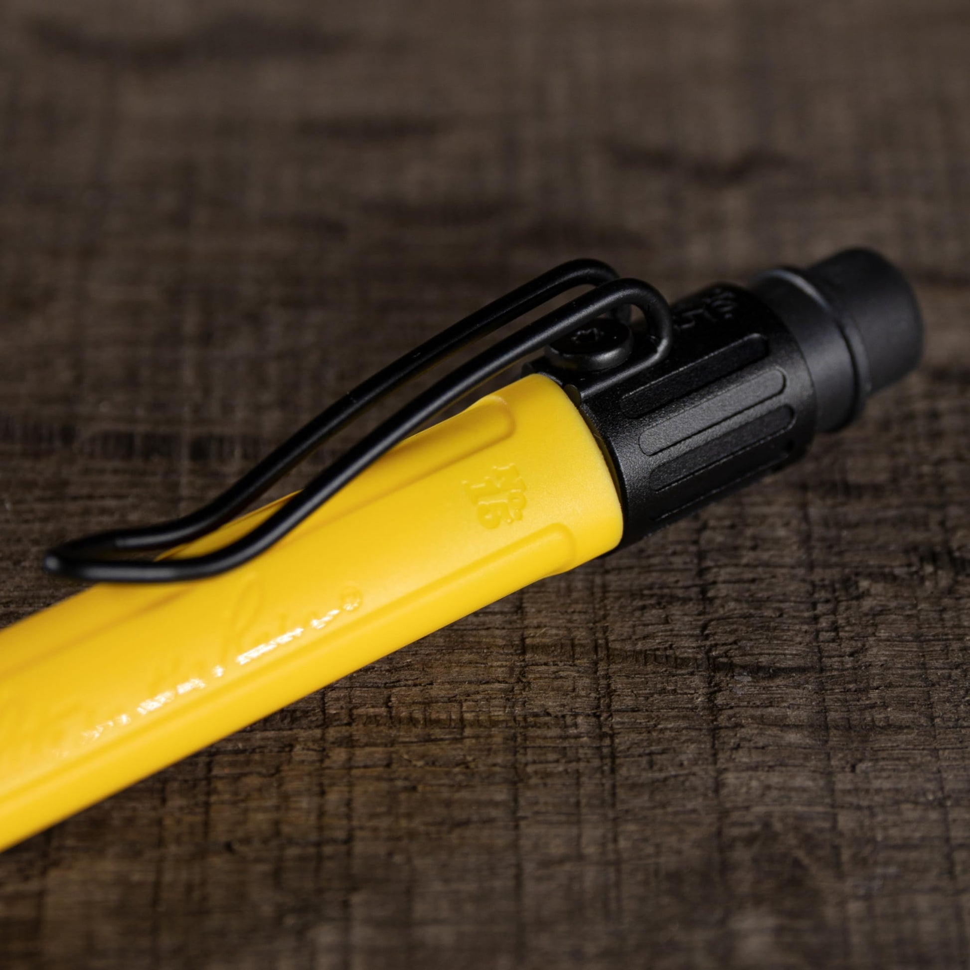 Rite in the Rain Weatherproof Mechanical Pencil, Yellow, Black, Orange Barrel, 1.3mm Dark Lead (No.