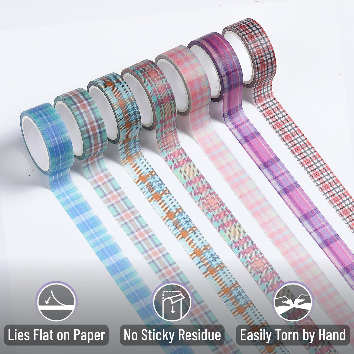 Mr. Pen- Washi Tape Set, 21 Rolls, Assorted Sizes, 5 Yards/Roll
