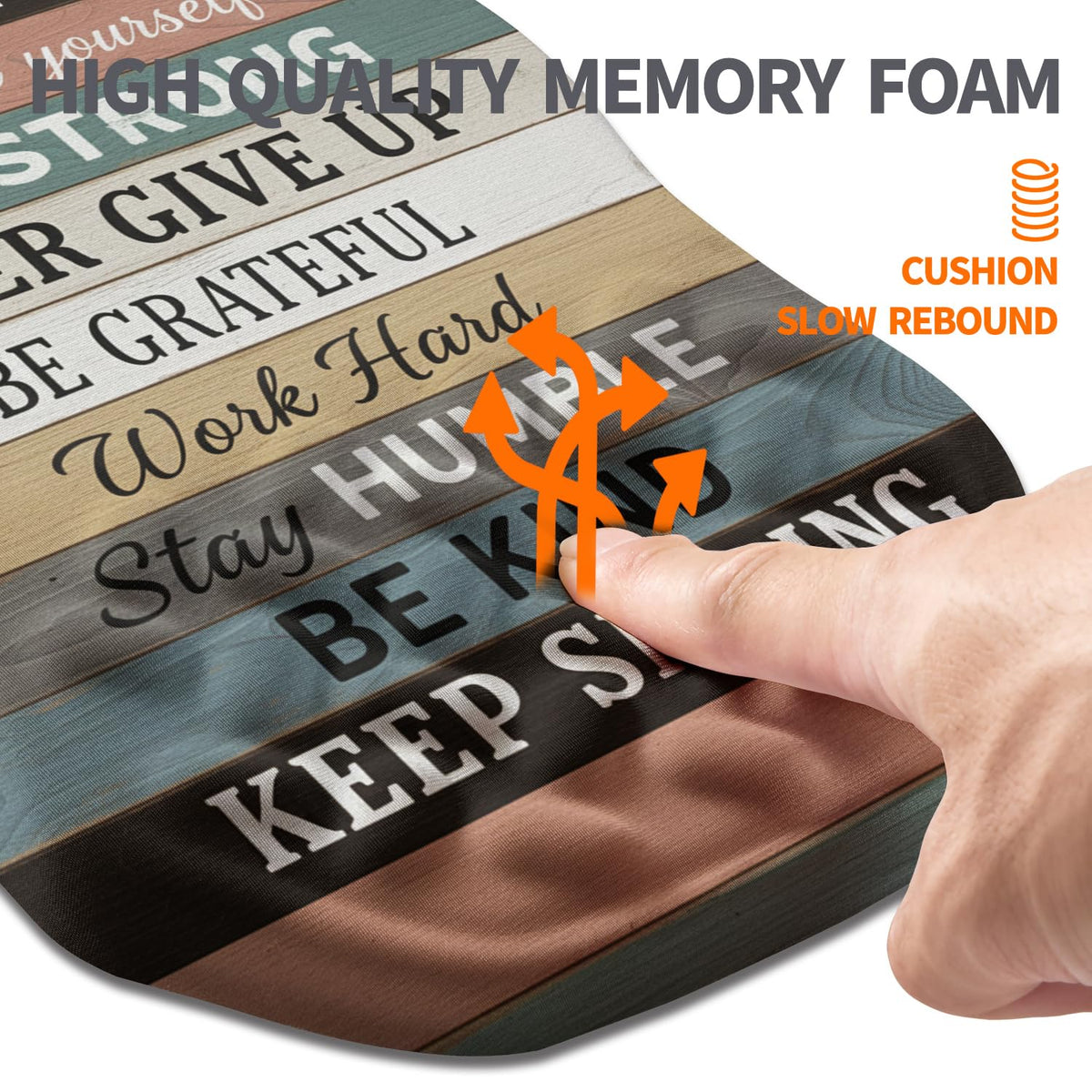 Armanza Ergonomic Slope Mouse Pad Wrist Support, Wrist Rest Mousepad for Carpal Tunnel Pain Relief