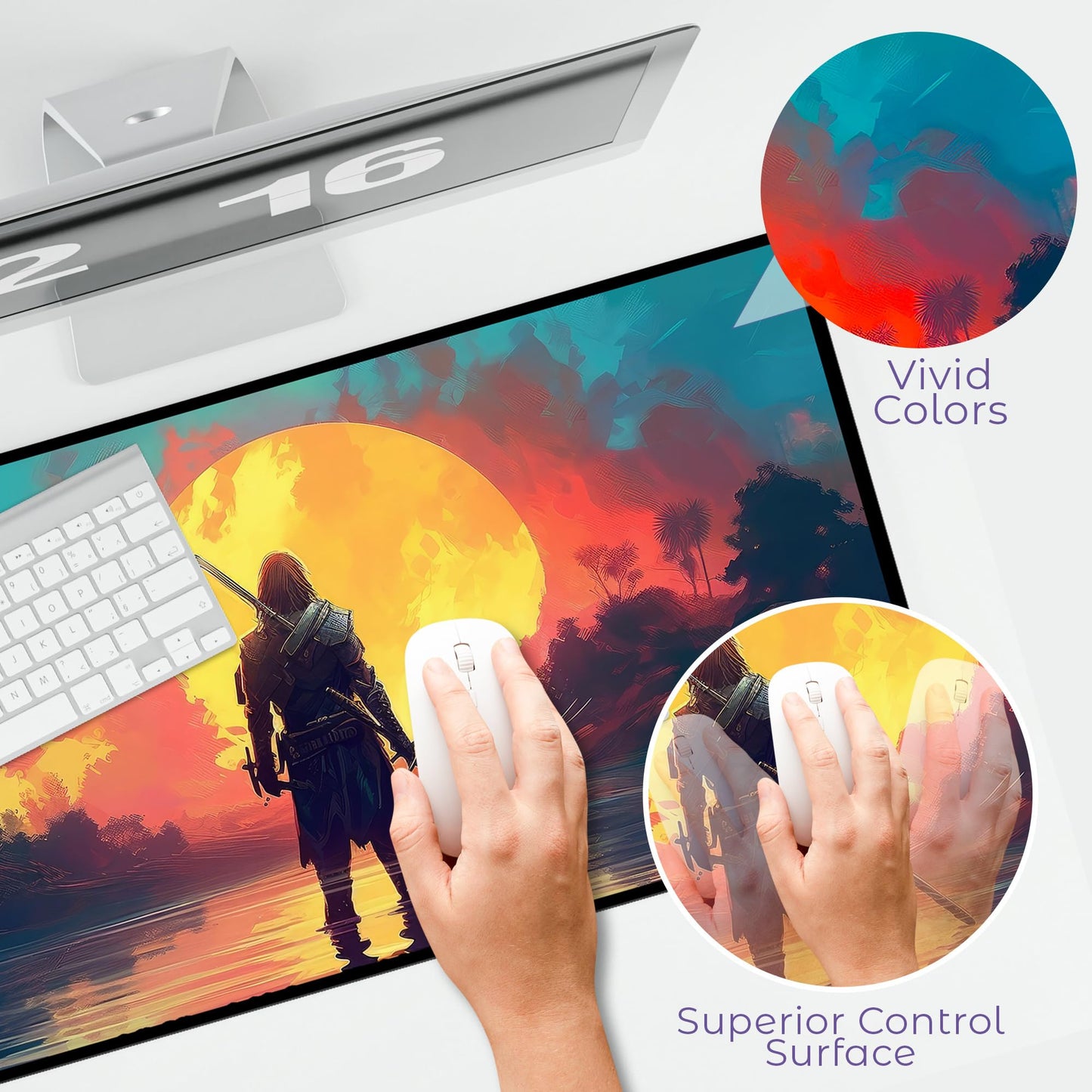 Custom Photo Mouse Pad, Personalized Neoprene for Gaming & Office