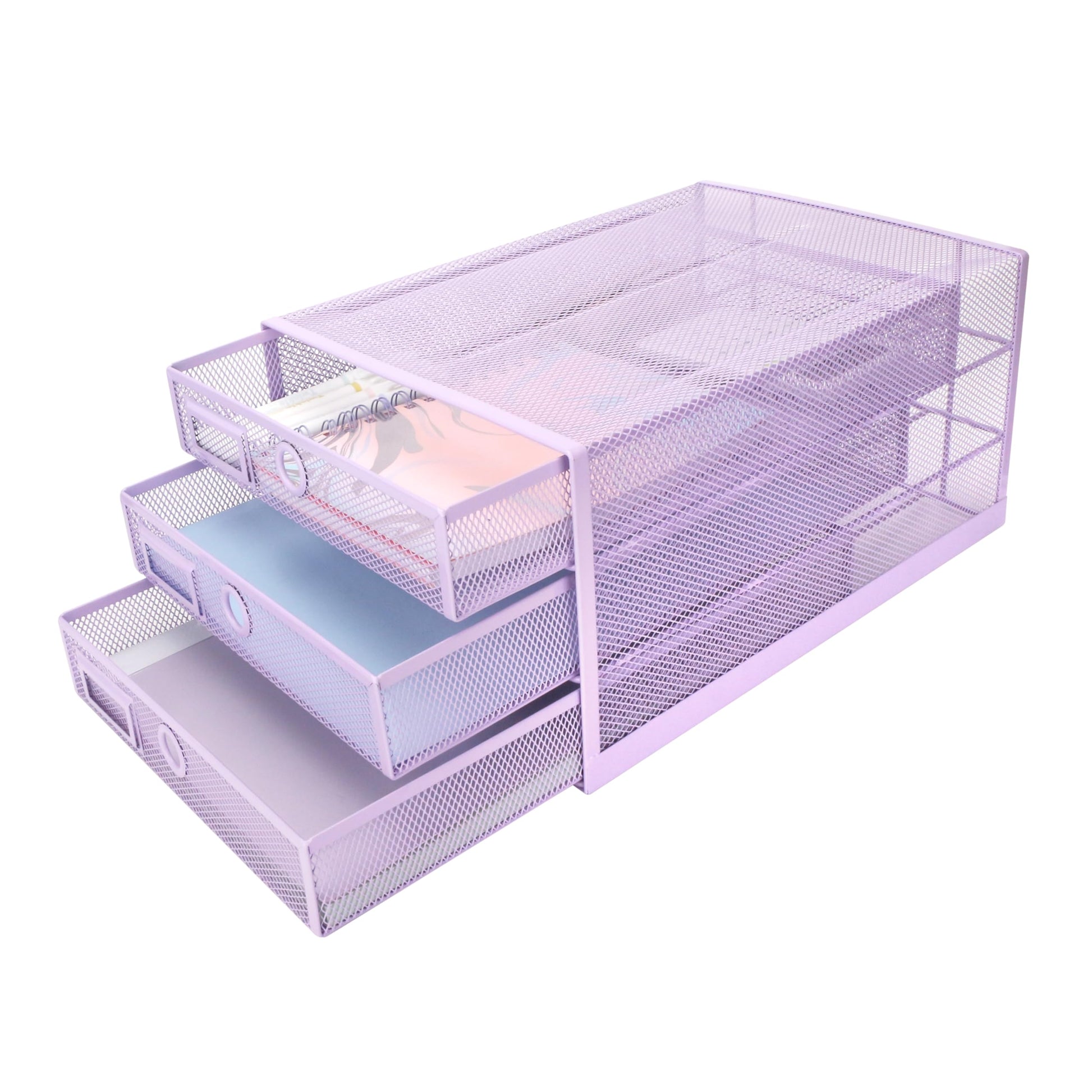 EXERZ Paper Sorter 3 Tier Drawers A4 / Multifunctional Desk Organiser/Letter Tray - Documents