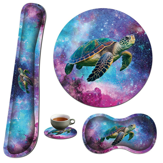 BEOTIWAD Keyboard and Mouse Wrist Rest Set,Turtle