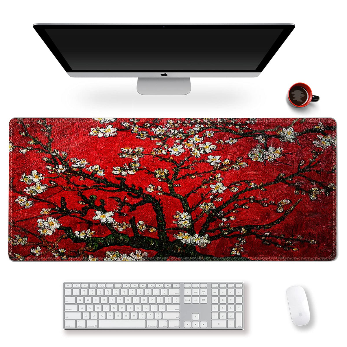 Extended Gaming Mouse Pad XXL ArtSo Large Keyboard Mat Long Mousepad Desk Decor Writing Pad Non